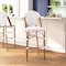 Flash Furniture Lourdes Stackable IndoorOutdoor French Bistro 30 High Barstool, WhiteGray and Bamboo Finish SDA-AD642001-F-BS-WHGY-NAT-GG - alternate 3
